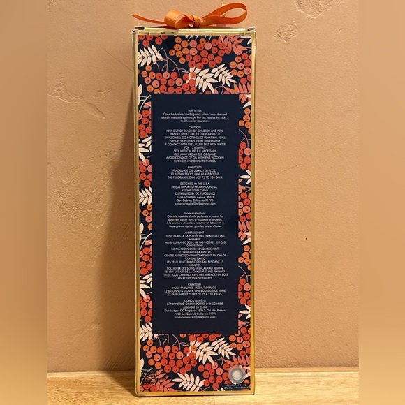 GC BOTANICALS CRISP AUTUMN DAY HIGH FRAGRANCE DIFFUSER CINNAMON APPLE CITRUS NWT - Picture 6 of 8